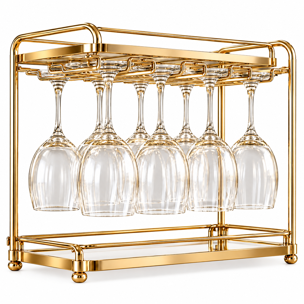 dovelyna™ Crystal Glass Storage Rack