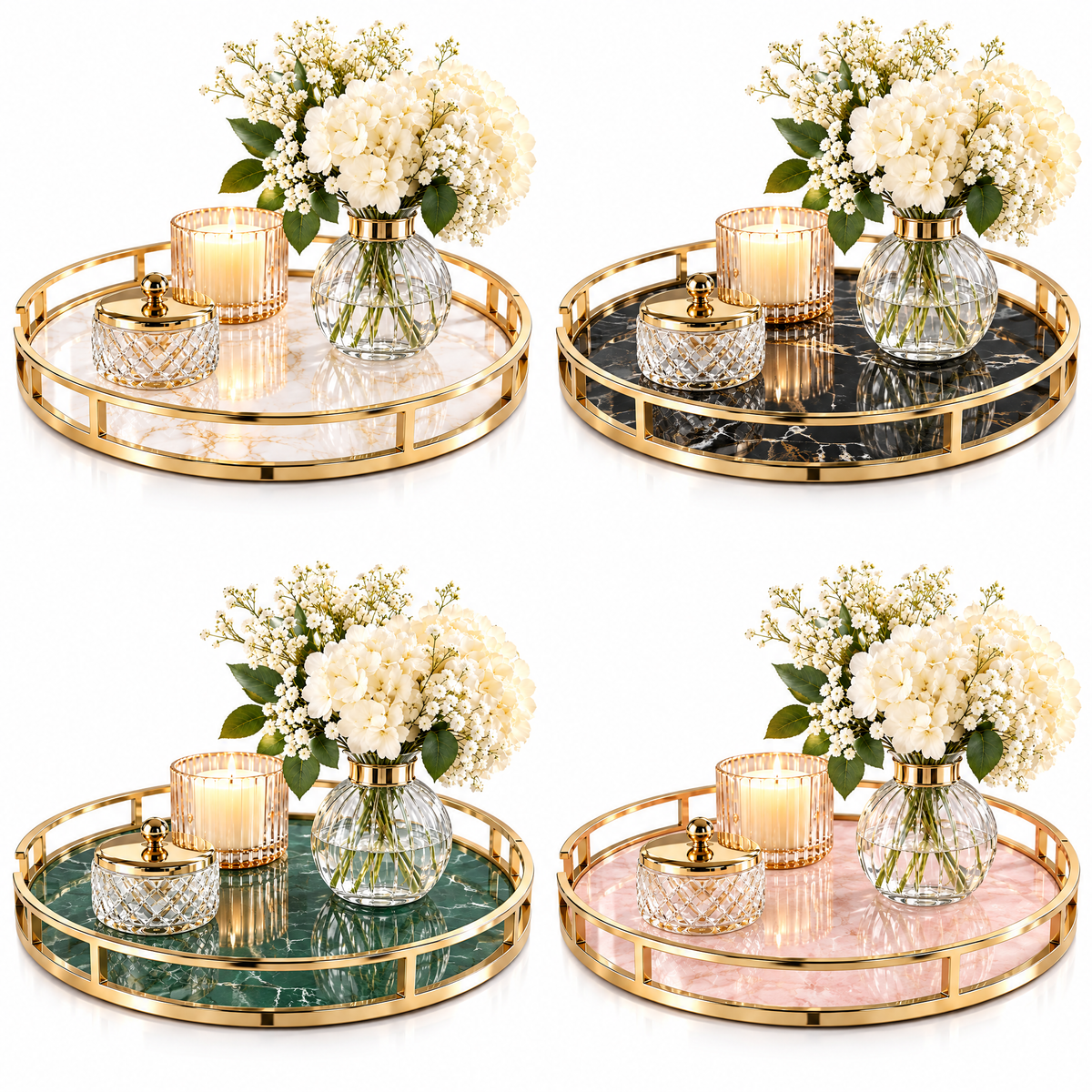 dovelyna™ Marble Accent Table Tray