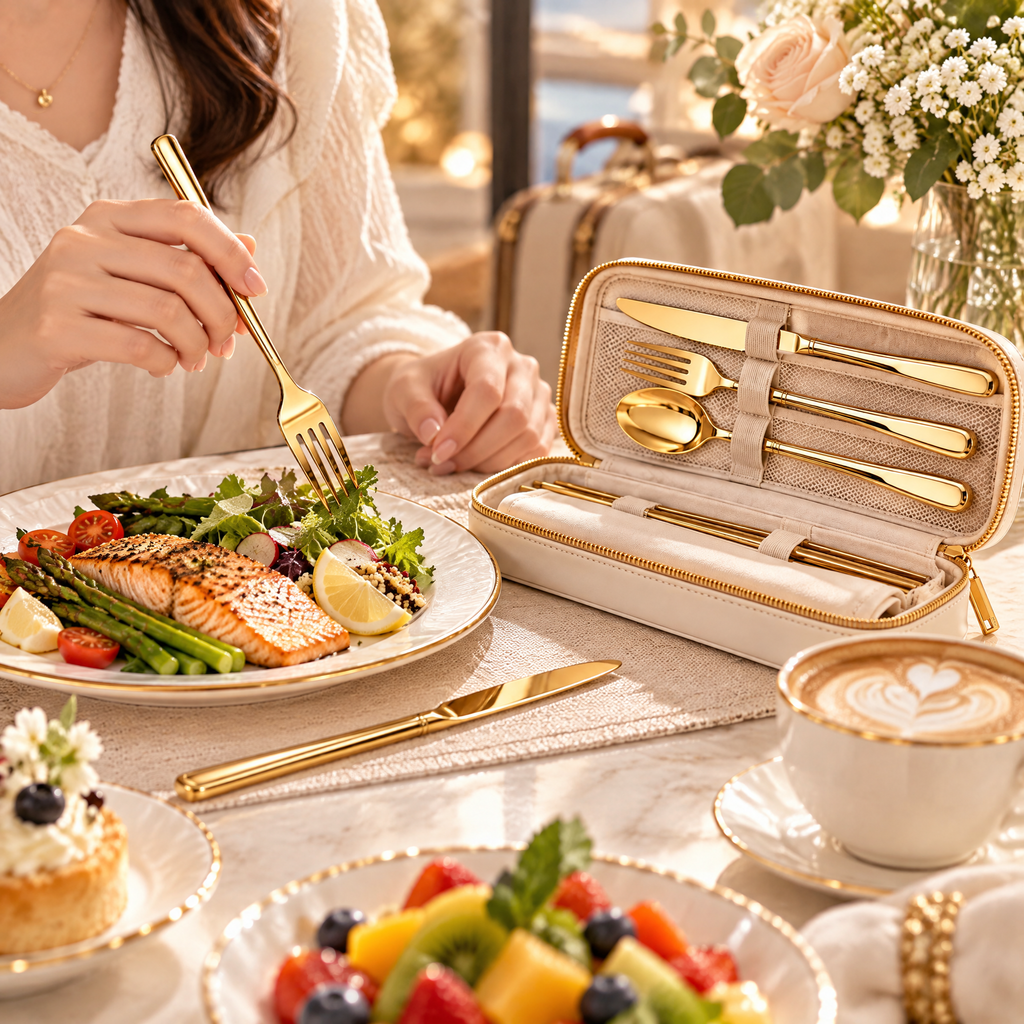 dovelyna™ Portable Dining Cutlery Case