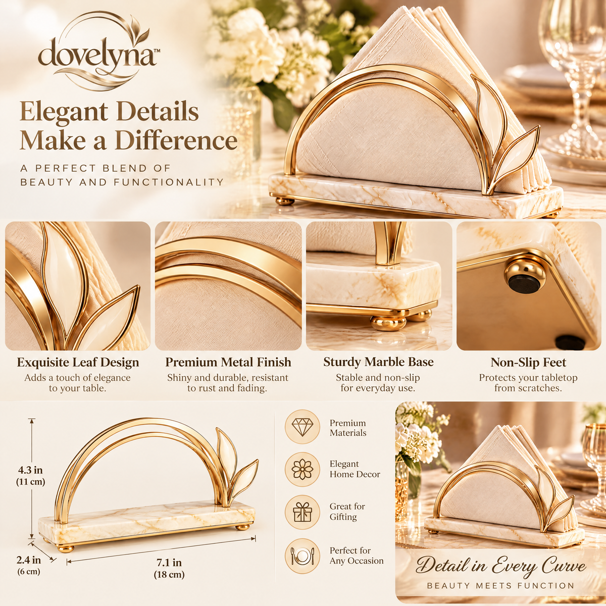 lovelyora™ Decorative Napkin Holder