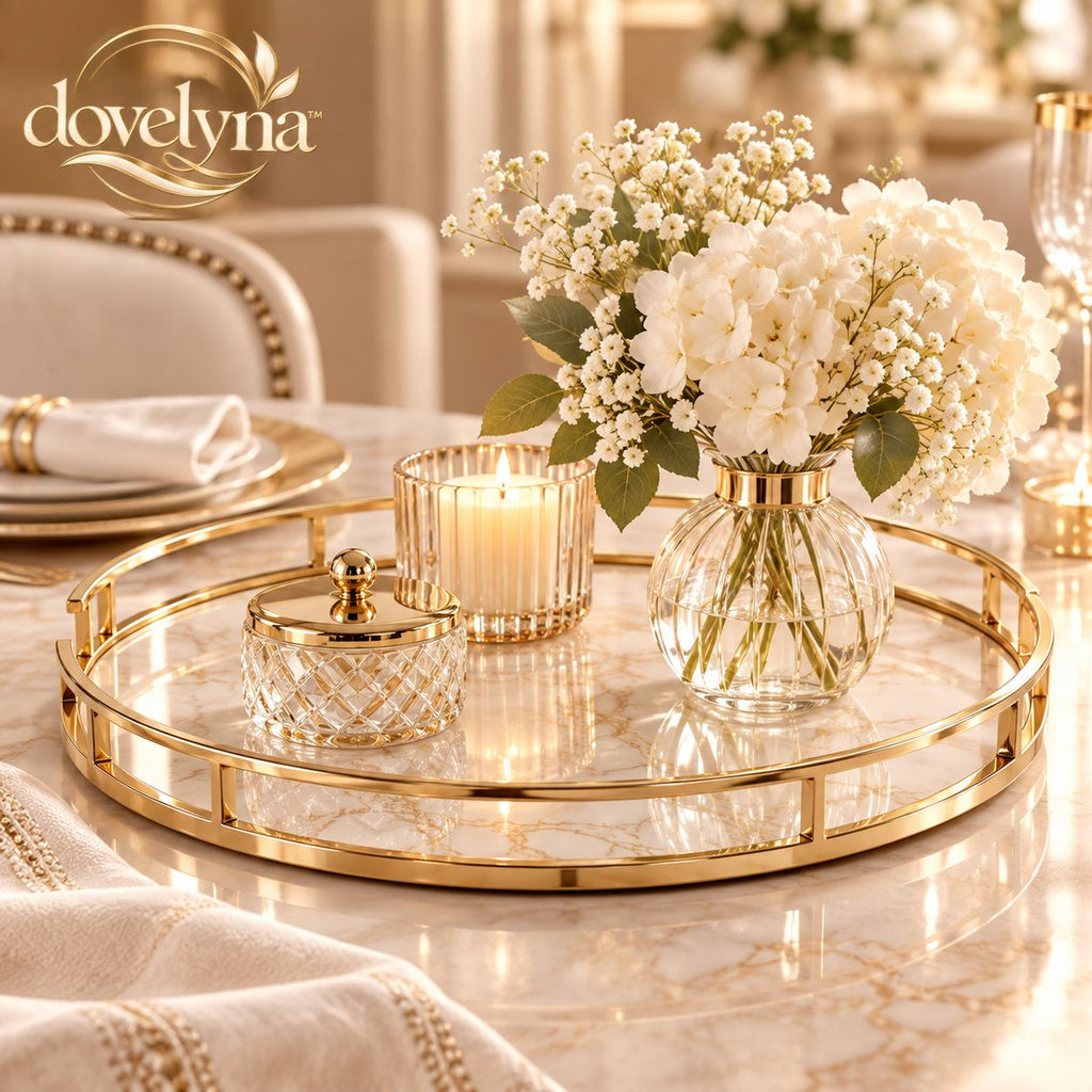 dovelyna™ Marble Accent Table Tray