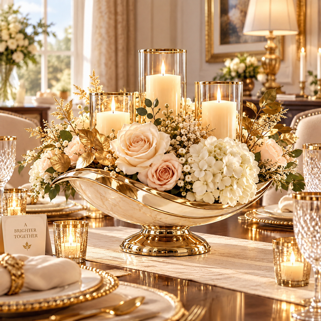 dovelyna™ Luxury Table Centerpiece Decoration