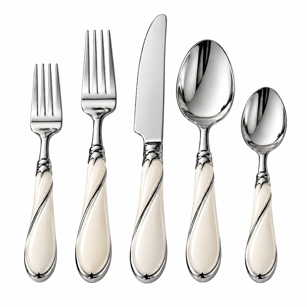 dovelyna™ Champagne Gold Flatware Set